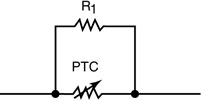 Figure 2.<br>
R(T)= 1/((1/R<sub>1</sub>) + 1/(R<sub>2</sub>))<br>
(Calculation 2)